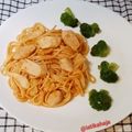 Cooksnap dari Istikah 20444011 untuk resep Japanese Napolitan Spaghetti with Cabbage