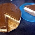 pamphy's cooksnap of when they made Chocolate and Vanilla Layered Crustless Cheesecake.