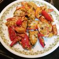 Chef Mommy Nessa's cooksnap of when they made Buffalo Chicken Sweet Pepper Poppers`.