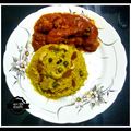 Suranya Lahiri Das's cooksnap of when they made বাসন্তী পোলাও (basonti polao recipe in Bengali).