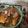 El cooksnap de Claudia Antonia Molina Jara cuando hizo Pollo y pulpa de cerdo al horno con base de papas y cebollas.