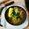 El cooksnap de Fernanda García cuando hizo Cazuela de ave.