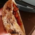 El cooksnap de Fer Pereyra cuando hizo Pan de pita relleno de pollo.