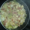Hillbilly 's cooksnap of when they made Kielbasa and Cabbage.