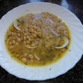 El cooksnap de adoracion contreras (Dory) cuando hizo Alubias con almejas.