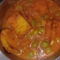 Riddhi Verma का कुकस्नैप जब उन्होंने मटर पनीर सब्जी(matar paneer recipe in hindi) बनाया था।