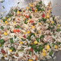 El cooksnap de Marta Jara Valenzuela cuando hizo Salpicón de arroz con atún....🍷.