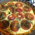 El cooksnap de Lucia Bellegia cuando hizo Pizza con masa de zanahoria.
