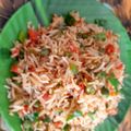 Uzma Syed's cooksnap of when they made Leftover Rice Schezwan Fried Rice.