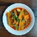 Hema Wane's cooksnap of when they made शेवग्याच्या शेंगा बटाटा भाजी (Shevgyachya Shenga Batata Bhaji Recipe In Marathi).