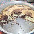 El cooksnap de Mariana Fabra cuando hizo Torta marmolada económica 😋.