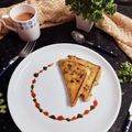 Mukti Bhargava का कुकस्नैप जब उन्होंने मूंग दाल टोस्ट (Moong Dal Toast recipe in Hindi) बनाया था।