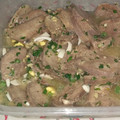El cooksnap de Alejandro cuando hizo Lengua a la vinagreta.