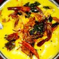 Bhavna Sahu का कुकस्नैप जब उन्होंने बेसन की कढ़ी बनाया था।