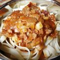 Cooksnap από nitsa στη συνταγή Χυλοπίτες με σάλτσα ντομάτας και σαλάμι αέρος