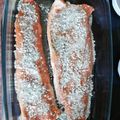El cooksnap de Elisa Pérez cuando hizo Trucha asalmonada marinada.