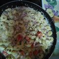El cooksnap de MySweetCook cuando hizo Tortellini de carne con salsa de bacon y tomates cherry.