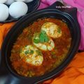 Indu Mathur का कुकस्नैप जब उन्होंने ढाबा स्टाइल एग करी (Dhaba style egg curry recipe in hindi) बनाया था।