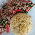 รูป Cooksnap ของ Pishsy Kittiakra เมื่อเขาทำ ข้าวดอกกะหล่ำ ราดกะเพราหมูสับ keto