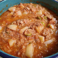El cooksnap de Gabo cuando hizo Atún a la vizcaína.