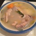 El cooksnap de Marielly Méndez 🌷 cuando hizo Caldo de patitas de pollo.