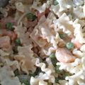 El cooksnap de Carmeta cuando hizo Tallarines con gambas y guisantes.
