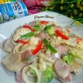 Cooksnap Norashikin Rahmat semasa beliau membuat Spagethi Cabonara.