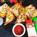 Sushma Kumari का कुकस्नैप जब उन्होंने ब्रेड पिज़्ज़ा (Bread pizza recipe in hindi) बनाया था।