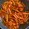 El cooksnap de Laura Ligero Baldomero cuando hizo Macarrones con carne picada y tomate frito.
