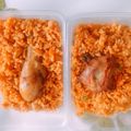 Chef Gold's cooksnap of when they made My jollof rice.