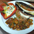 El cooksnap de Ali :) cuando hizo Berenjenas y pimientos rellenos al horno.