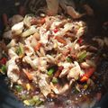 El cooksnap de César Mateo cuando hizo Chapsui de pollo.