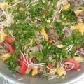 Cooksnap của Thuận Đoàn khi họ làm theo món Món thịt xào cà chua thơm kèm với giá