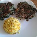 El cooksnap de Teresita Feliz cuando hizo Frito de acelgas con arroz.