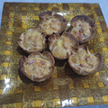 El cooksnap de Marina Jurado cuando hizo Miniquiches de bacon y queso con obleas.