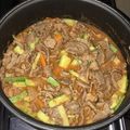 El cooksnap de Cindy cuando hizo Bistec en salsa de chile morita.