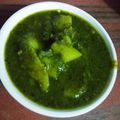 Archana Yadav's cooksnap of when they made Kofta in spinach gravy.