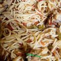Areeba Khan's cooksnap of when they made Chicken ChOW Mein.