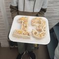El cooksnap de Estela cuando hizo Torta para el día amigo y festejo cumple de uno de mis yernos!!.