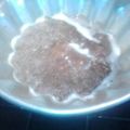 El cooksnap de Macarena Luchini cuando hizo Caramelo para flan.
