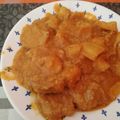 El cooksnap de Fran cuando hizo Solomillo ibérico en salsa de manzana y zanahoria 🍏🌄🎄.