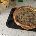 El cooksnap de ARACELI cuando hizo Quiché de chapiñones con cebolla.