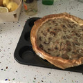 El cooksnap de ARACELI cuando hizo Quiché de chapiñones con cebolla.