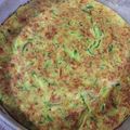El cooksnap de Verónica González cuando hizo Fainá de zapallito.