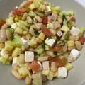 El cooksnap de Nuria Garcia Baeza cuando hizo Ensalada de alubias.
