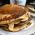 El cooksnap de Karina Olivos cuando hizo Hotcakes de plátano para uno.