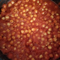 El cooksnap de Ana Barco cuando hizo Garbanzos con cebolla y tomate.