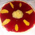 El cooksnap de Veronica Gutierrez cuando hizo Tarta de durazno gelatina y crema ☺❤.
