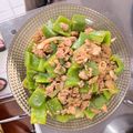 Amber Chen 的 洋蔥炒青椒肉絲 cooksnap