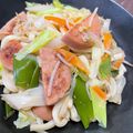みき仔's cooksnap of when they made パパっと作れる☆白だしで焼きうどん.